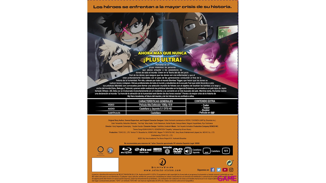 My Hero Academia Misión Mundial de Héroes - Ed. Coleccionista