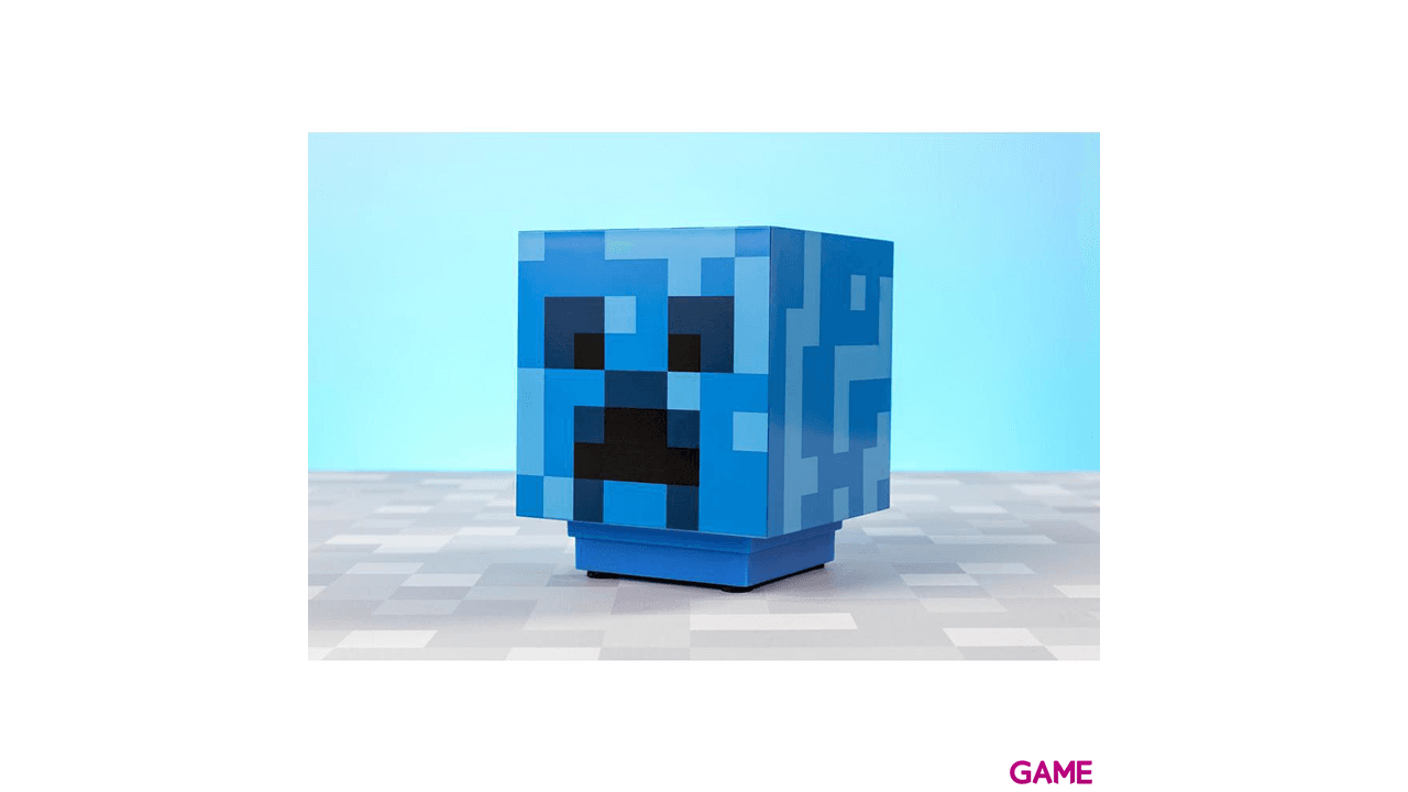 Lámpara Minecraft Creeper Cargado