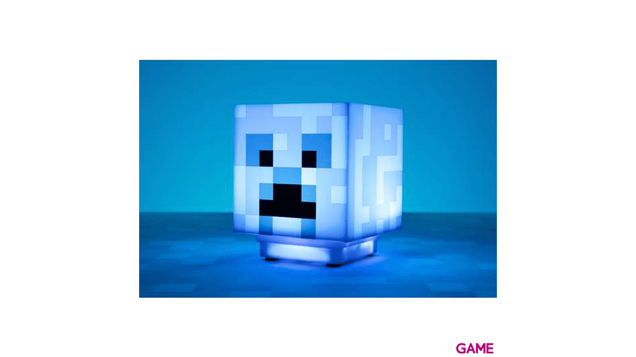 Lámpara Minecraft Creeper Cargado