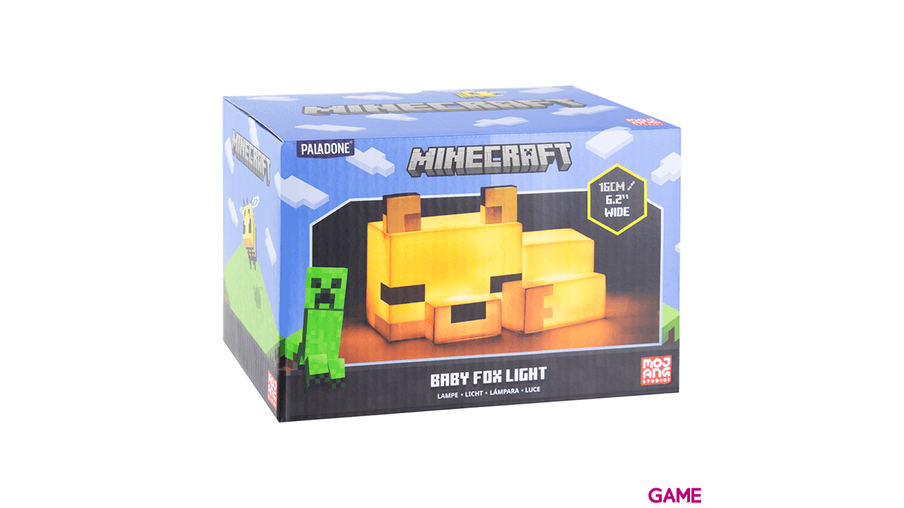 Lámpara Minecraft Fox