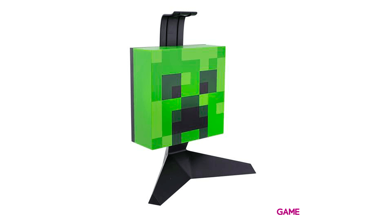 Lámpara Minecraft Cabeza de Creeper