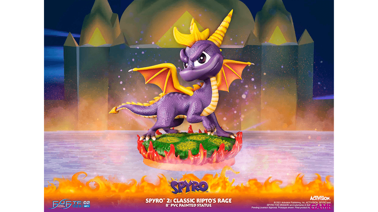 Estatua Spyro 2 Classic Ripto´s Rage