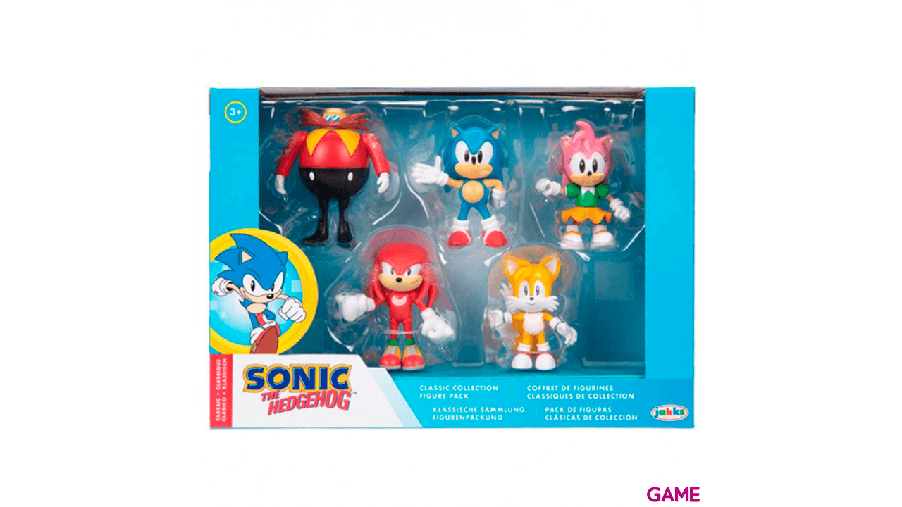 Pack de 5 Figuras Sonic 6cm