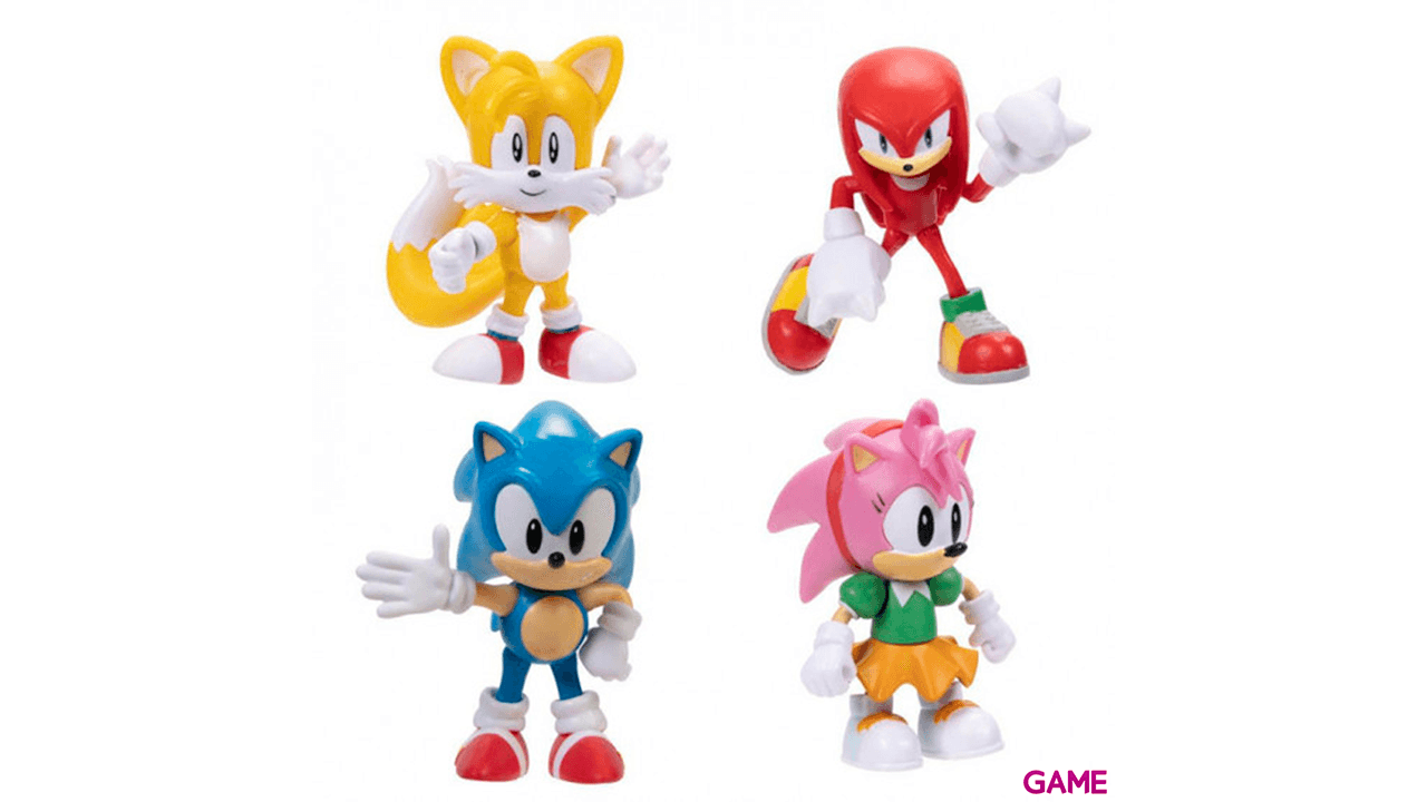 Pack de 5 Figuras Sonic 6cm