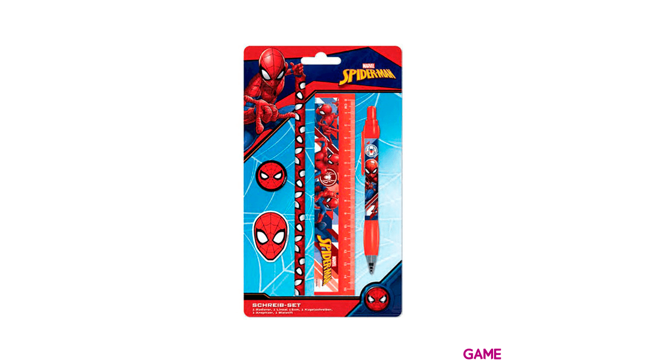Set Papelería Marvel Spiderman