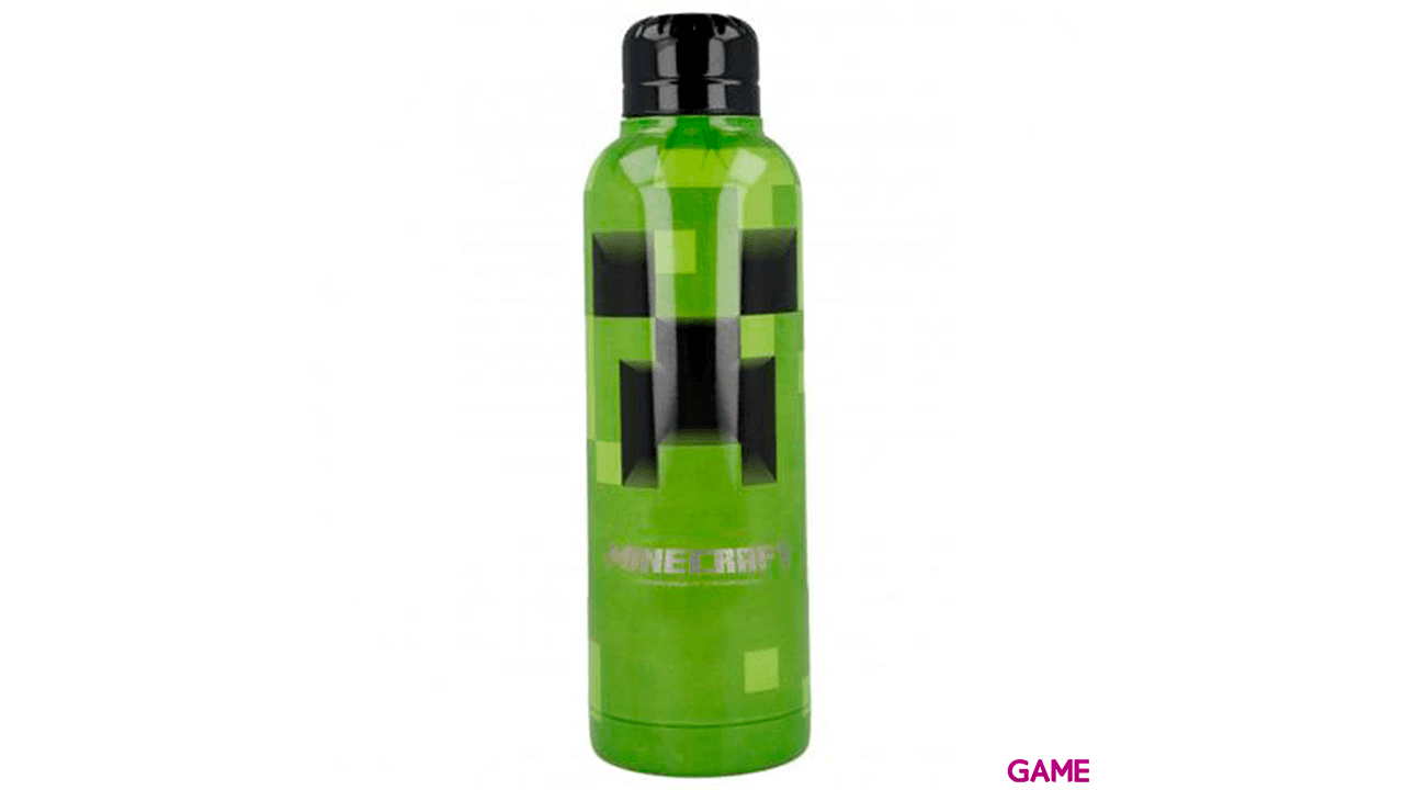 Botella termo de acero inoxidable Minecraft de 515 ml
