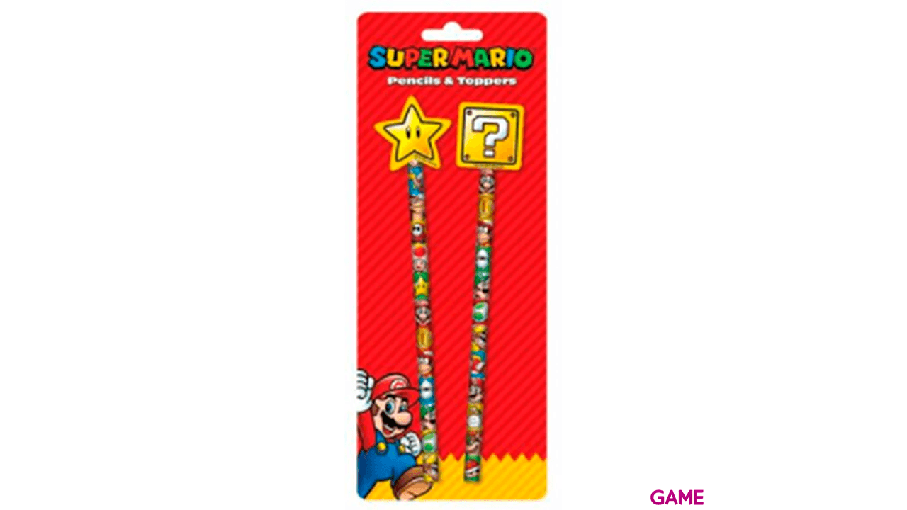 Pack Lapiceros Super Mario Bloque