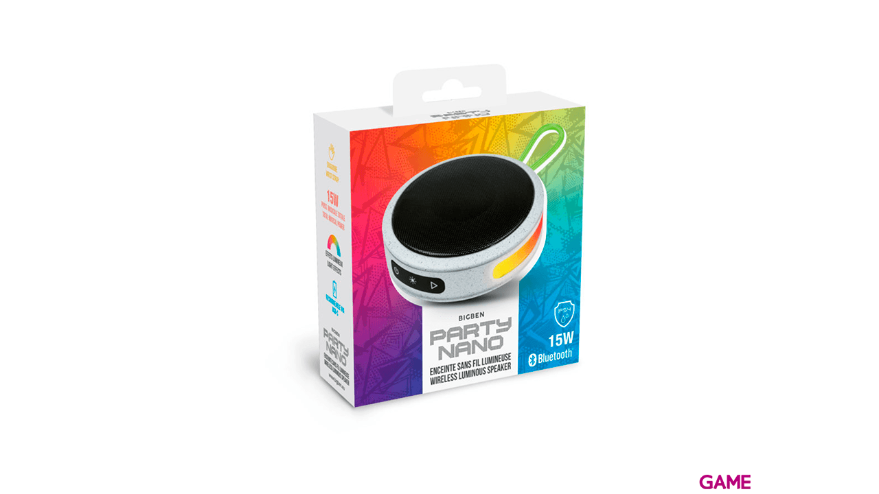 Altavoz Bluetooth Bigben Party Nano Blanco