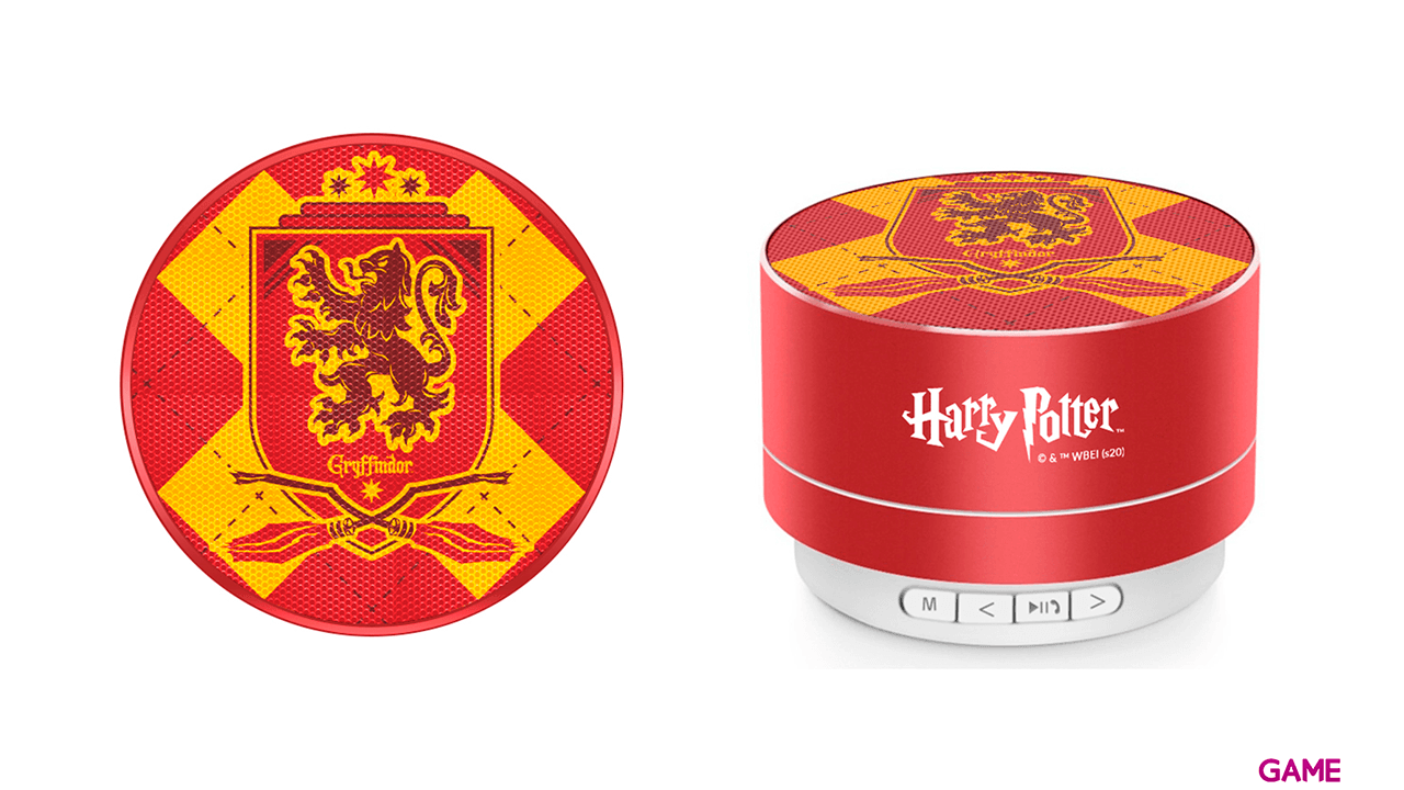 Altavoz Bluetooth 5.0 Harry Potter Escudo Gryffindor