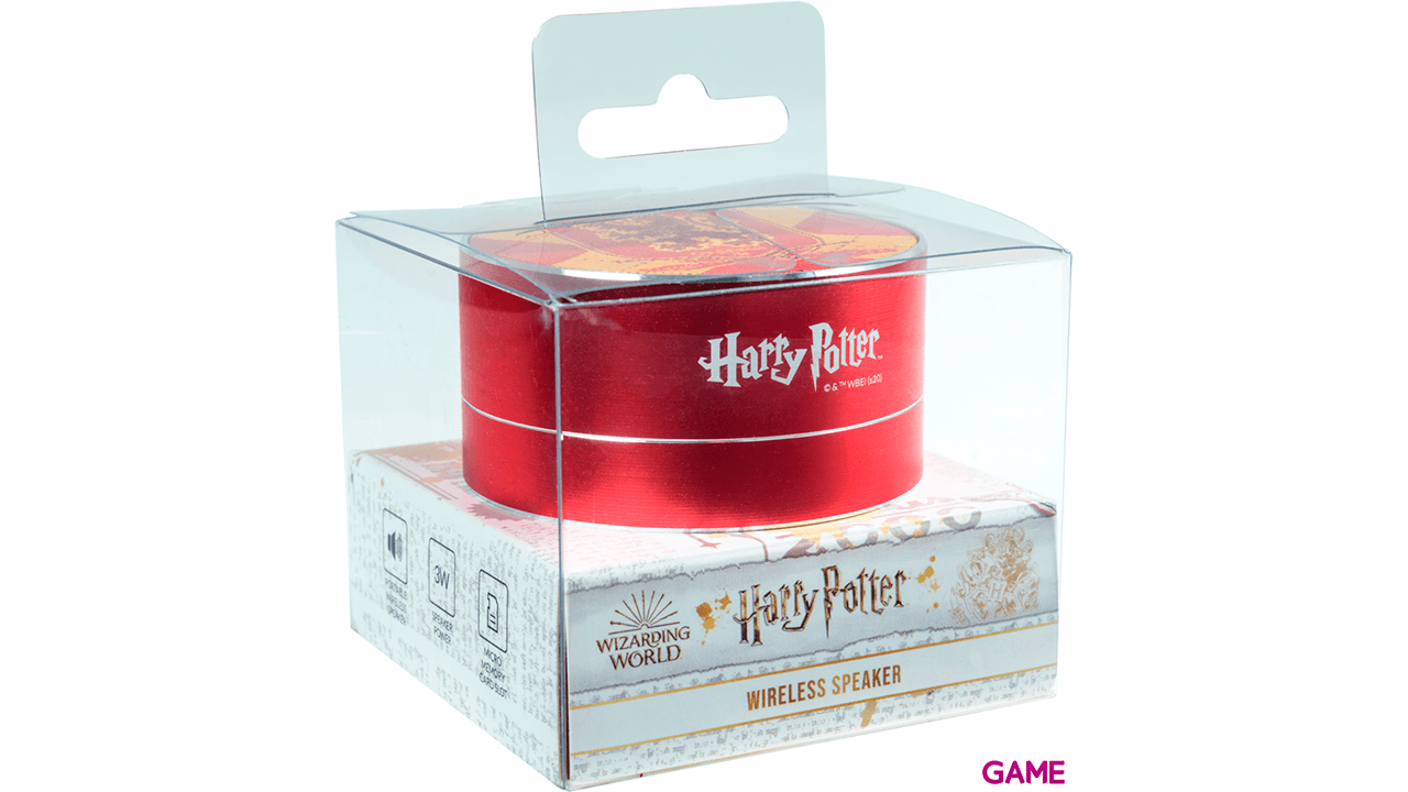 Altavoz Bluetooth 5.0 Harry Potter Escudo Gryffindor