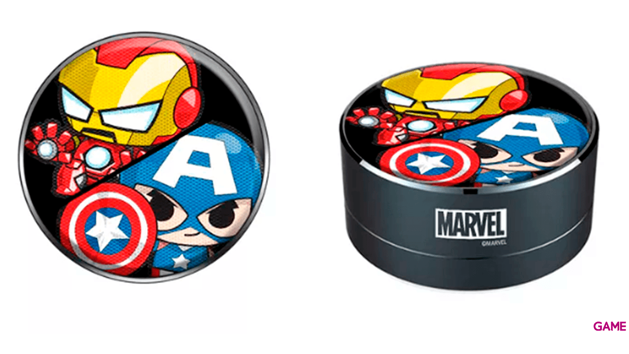 Altavoz Bluetooth 5.0 Marvel Iron Man y Capitán América