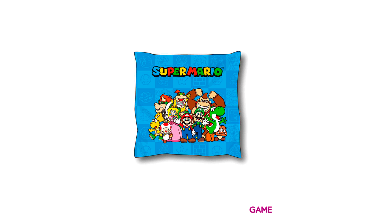 Cojín Super Mario: 40x40cm