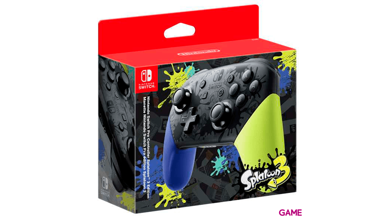 Nintendo Switch Pro Controller Edición Splatoon 3