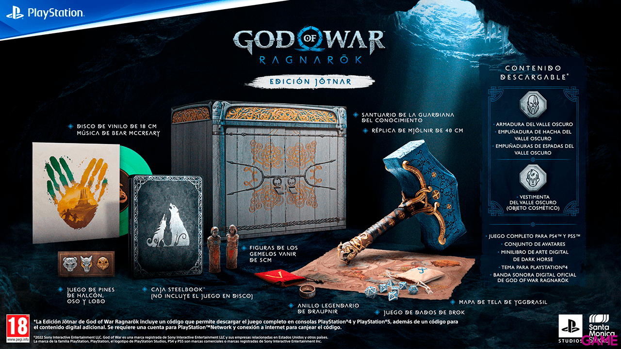 God of War Ragnarök Edición Jötnar
