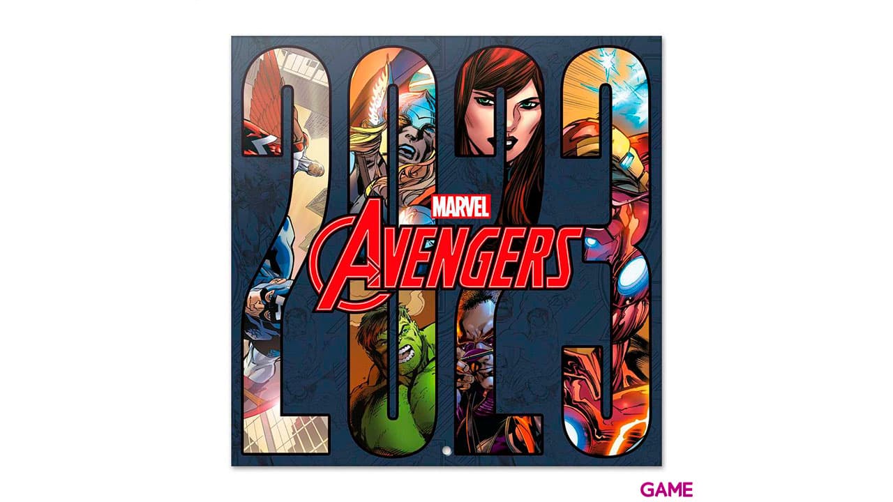 Calendario 2023 Marvel: Los Vengadores 30x30cm