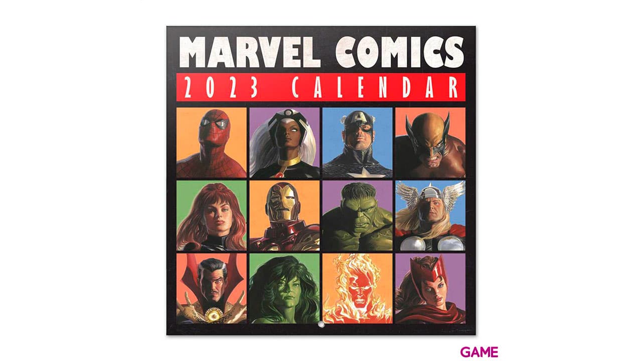 Calendario 2023 Marvel: Comics 30x30cm