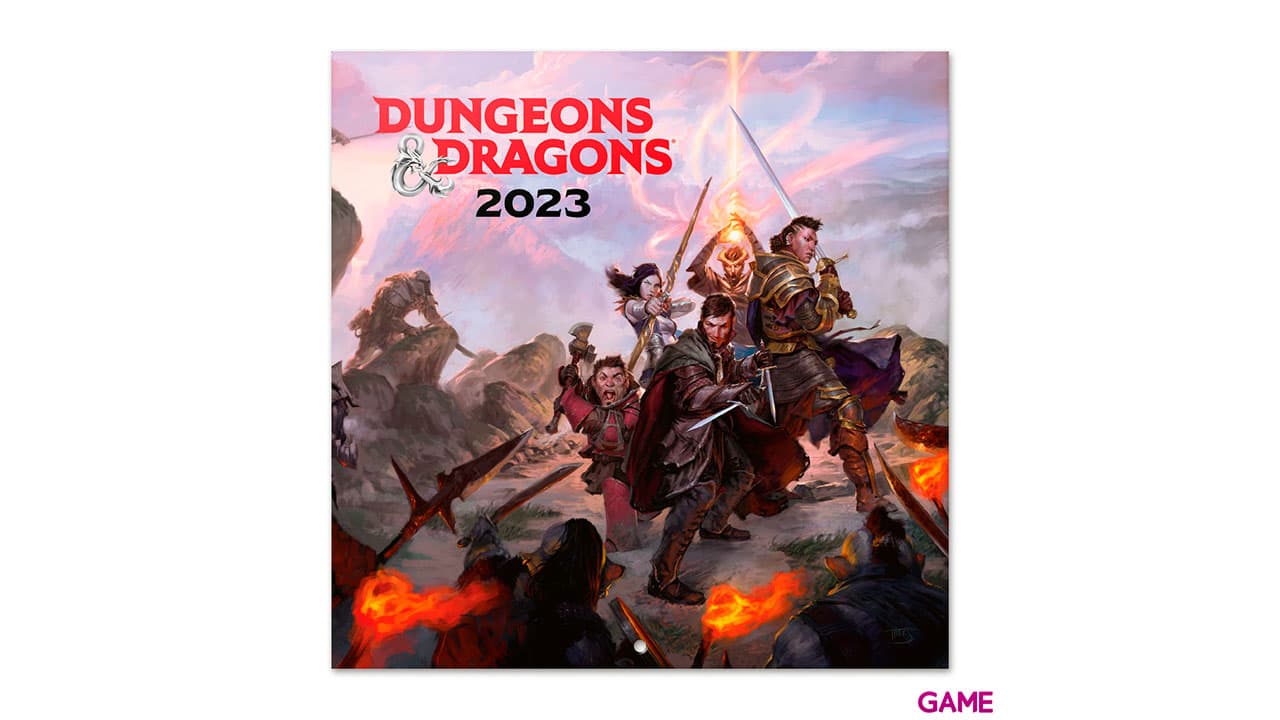 Calendario 2023 Dungeons & Dragons 30x30cm