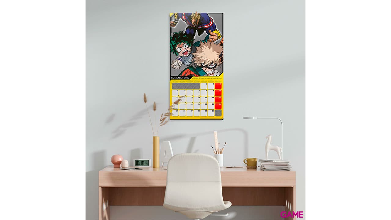 Calendario 2023 My hero Academia 30x30cm