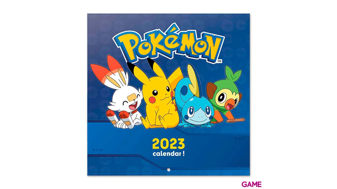 Calendario 2023 Pokémon 30x30cm
