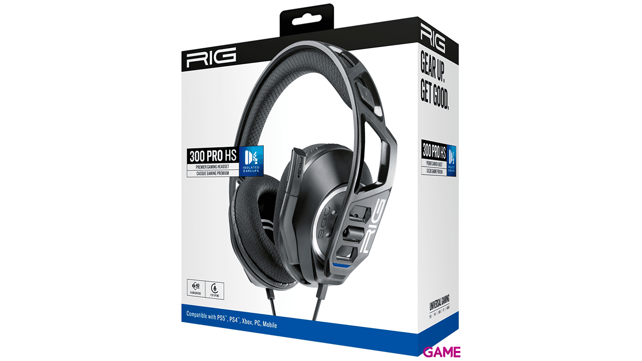 Auriculares Gaming RIG 300HS Negro