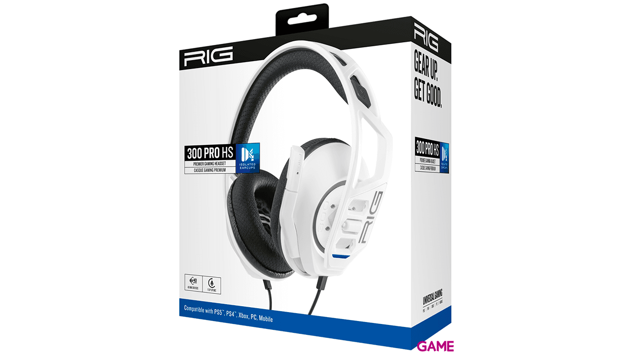 Auriculares Gaming RIG 300HS Blanco
