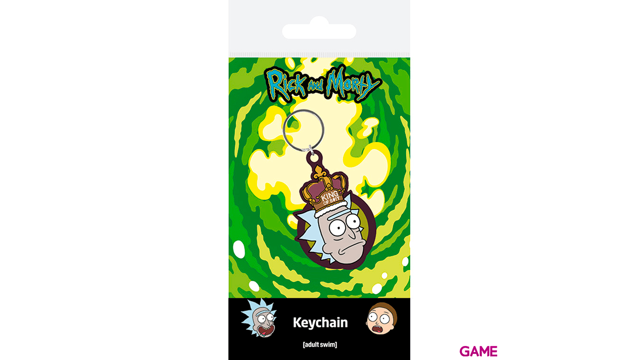 Llavero Rick & Morty: King Of Shit