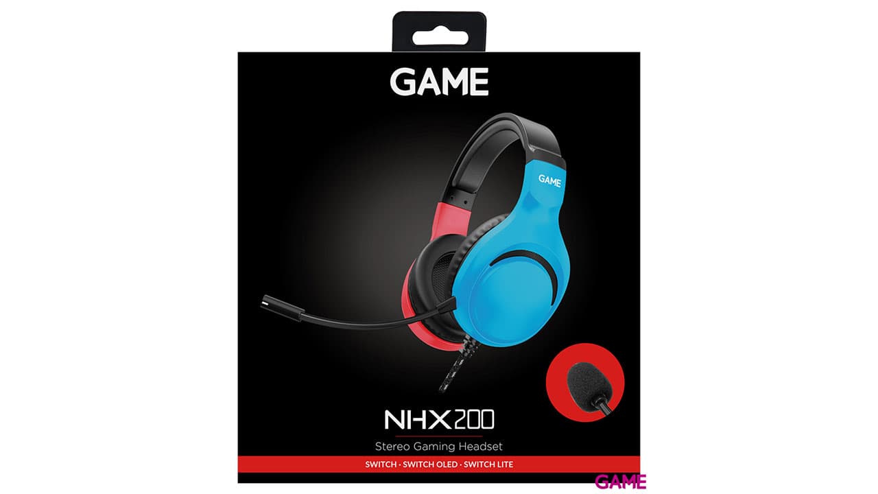 GAME NHX200 Neón Auriculares Gaming