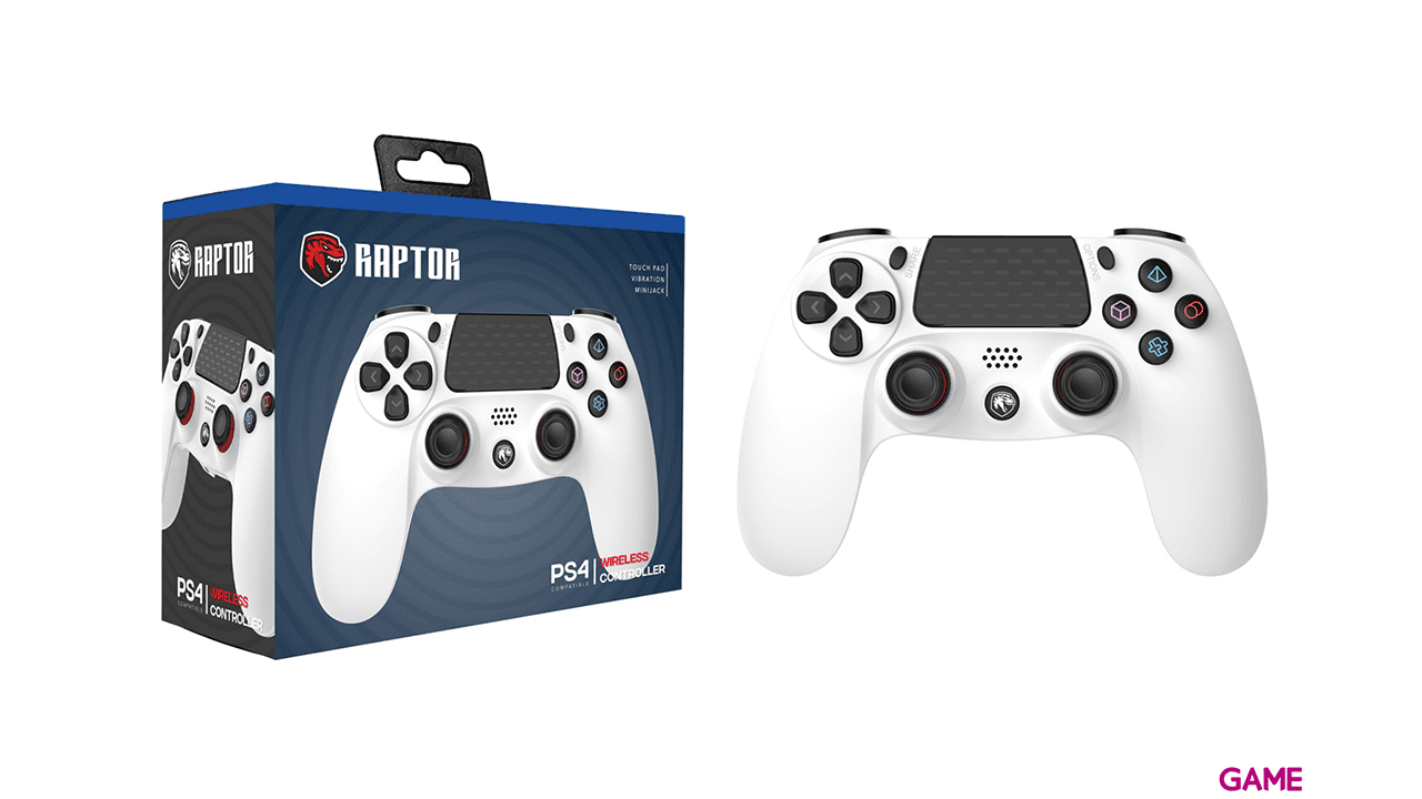Indeca Raptor Bluetooth Blanco PS4 - Controller