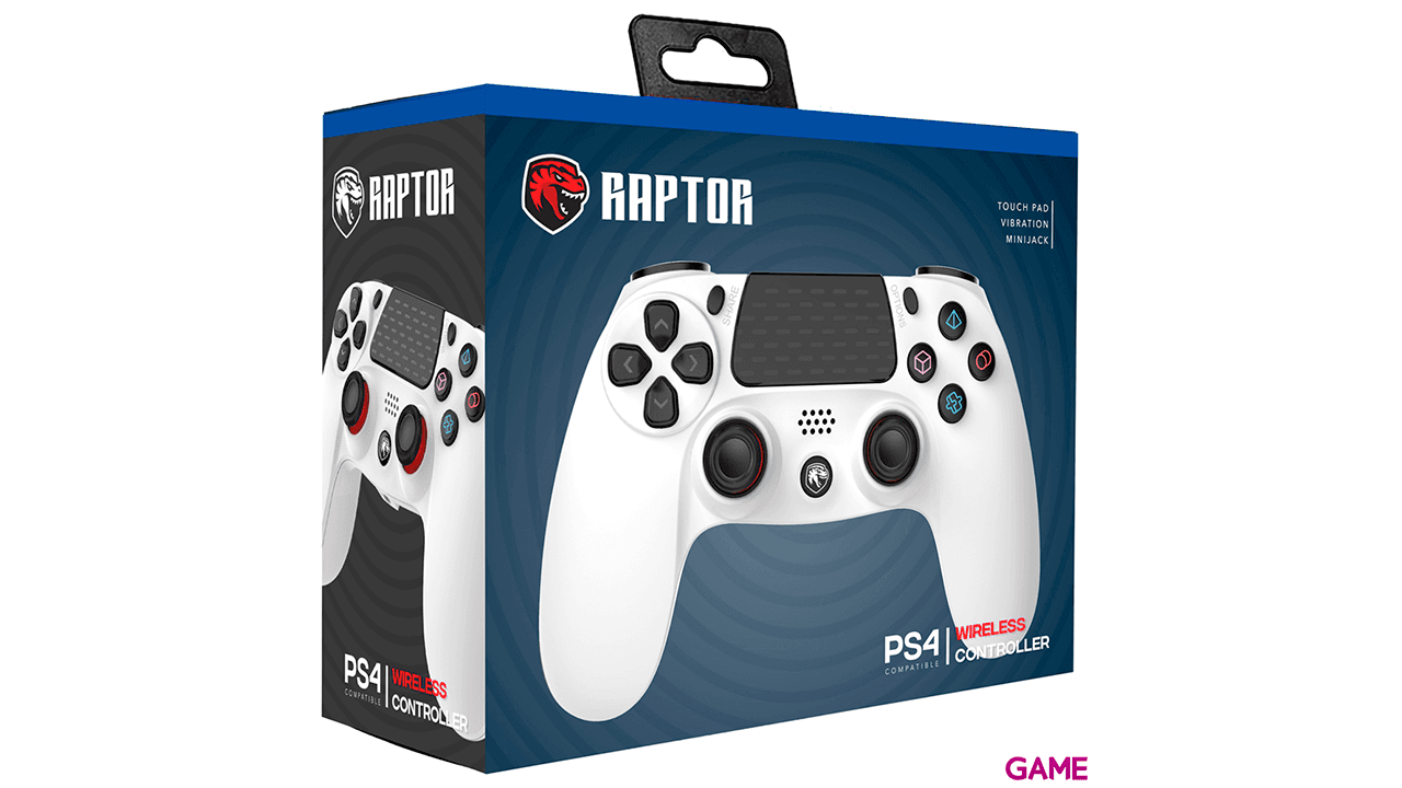 Indeca Raptor Bluetooth Blanco PS4 - Controller