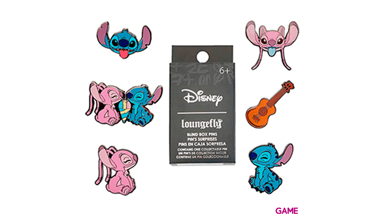 Pack de Pins Sorpresa Disney Stitch and Angel