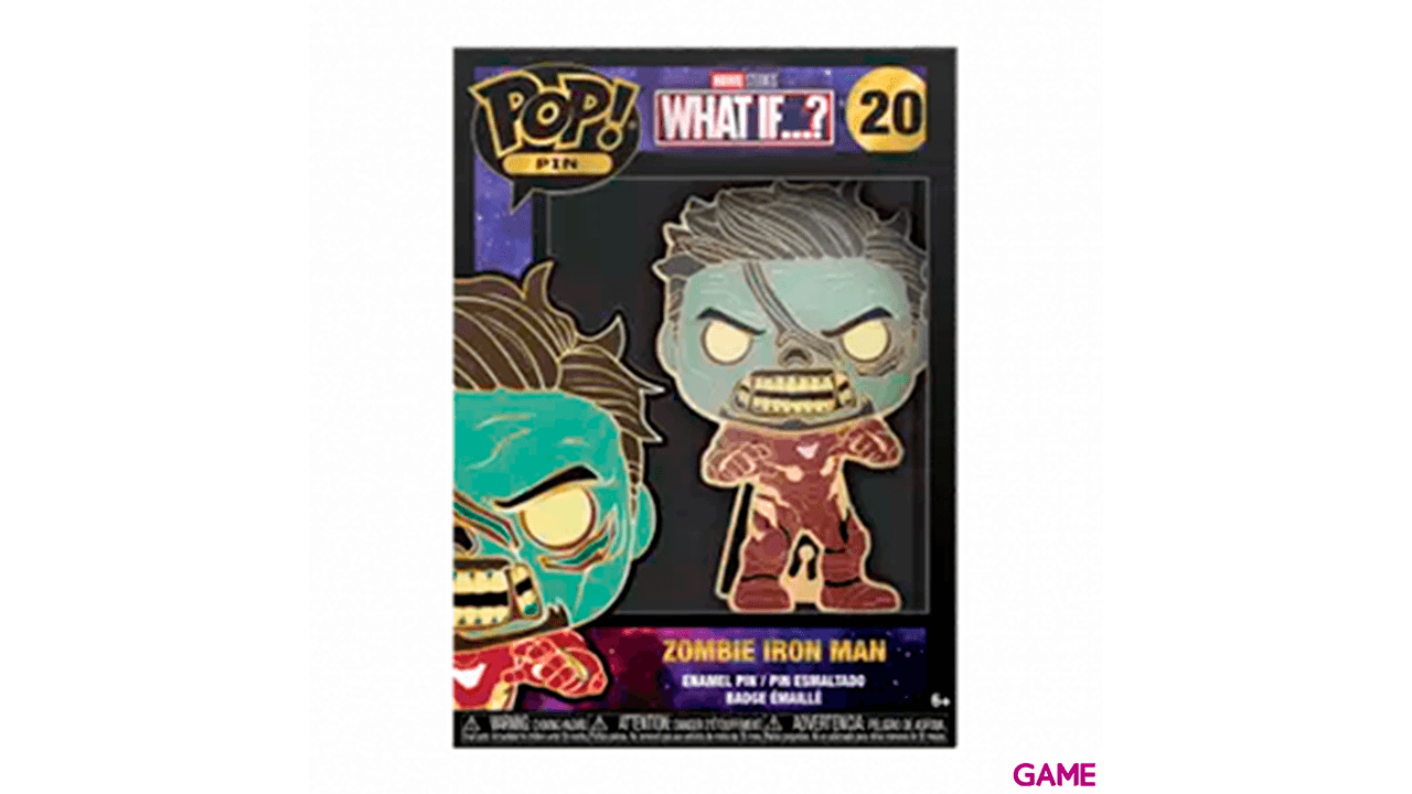 Figura POP Chapa Esmaltada Marvel Zombie Tony Stark