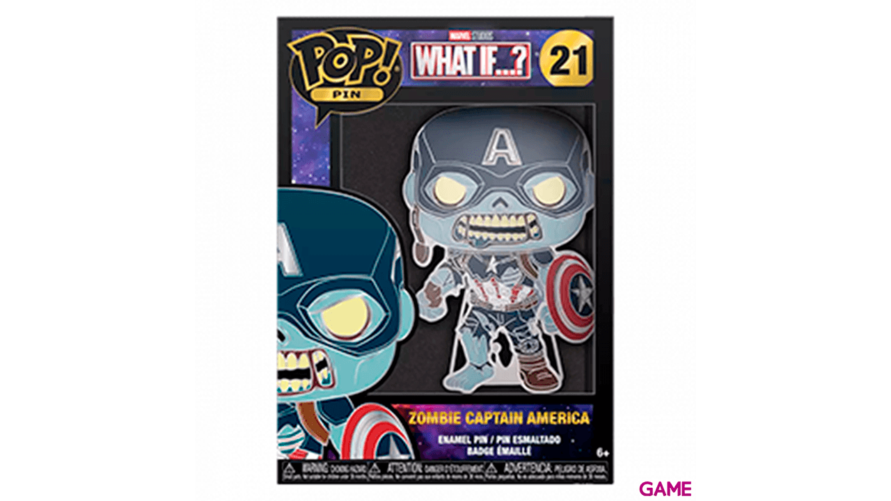 Funko Pin Marvel Zombie Capitán América