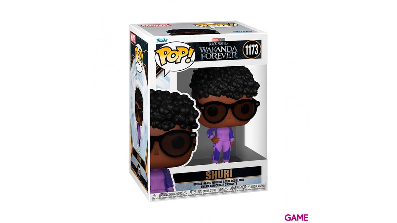 Figura Pop Black Panther Wakanda Forever: Shuri con Gafas