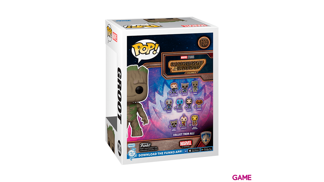 Figura POP Marvel Guardianes de la Galaxia 3:  Groot
