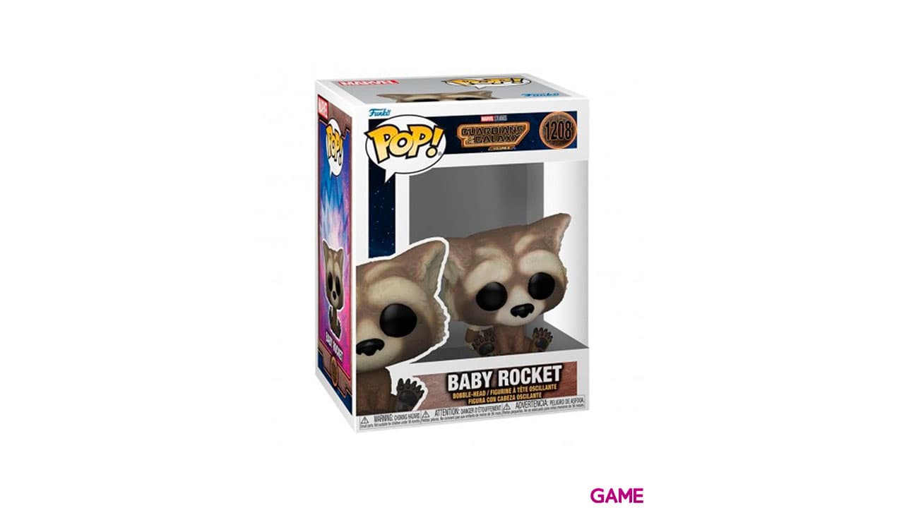Figura POP Marvel Guardianes de la Galaxia 3: Baby Rocket