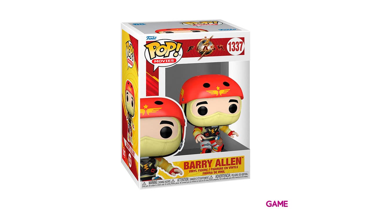 Figura POP DC Movies The Flash: Barry Allen con casco