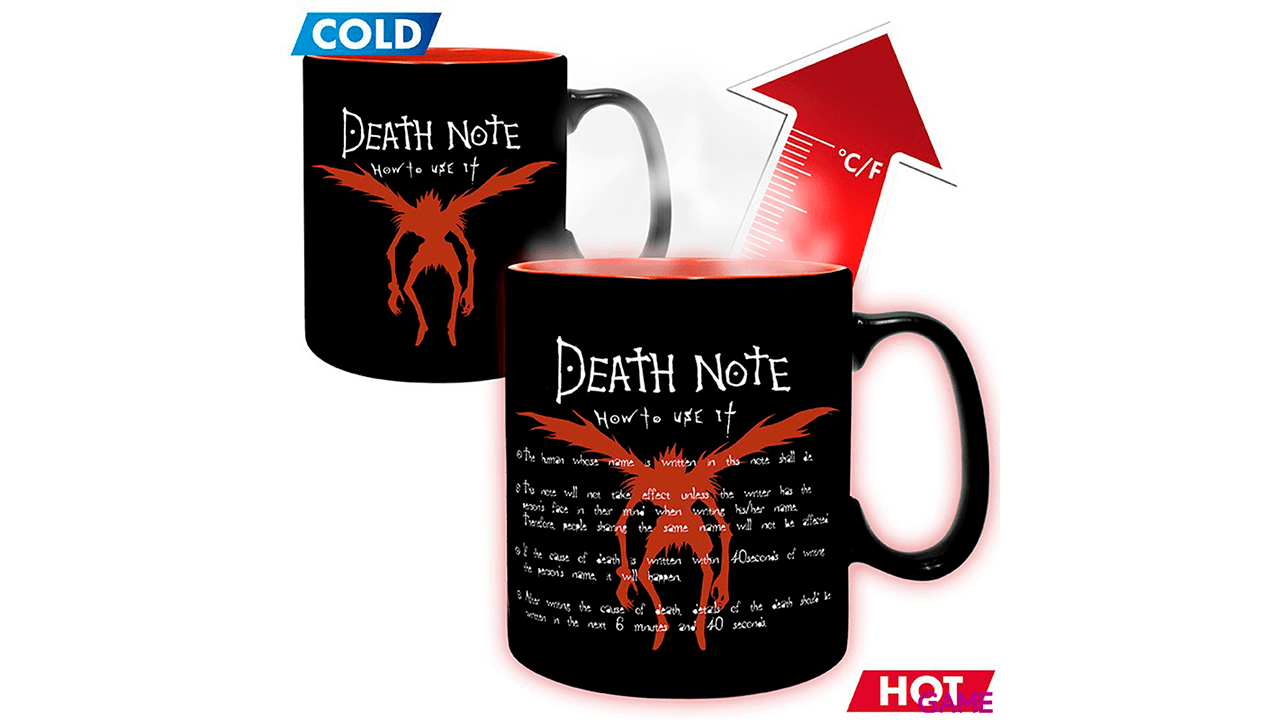 Taza Termosensible Death Nothe: Kira y Ryuk 460ml