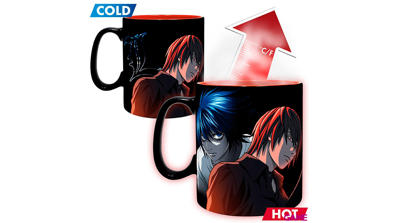 Taza Termosensible Death Nothe: Kira y Ryuk 460ml