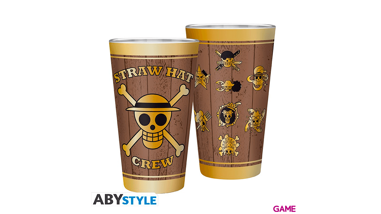 Vaso Grande One Piece: Calaveras 400ml