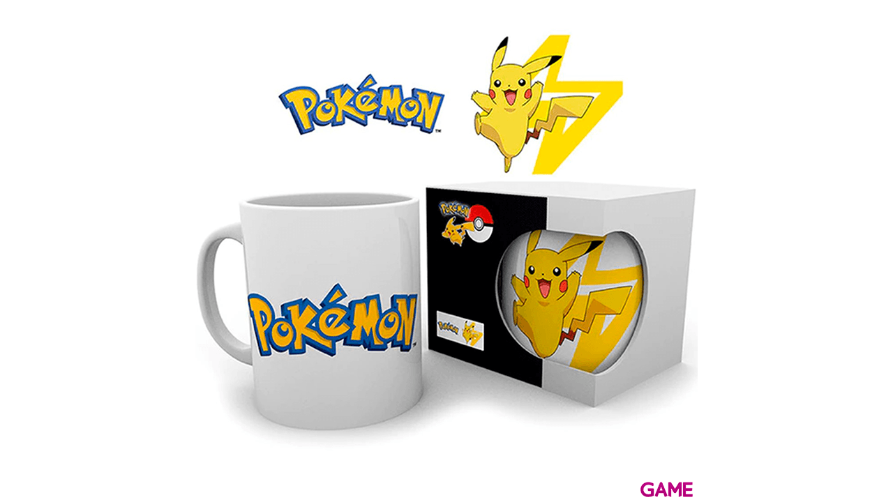 Taza Pokemon: Logo y Pikachu 320ml