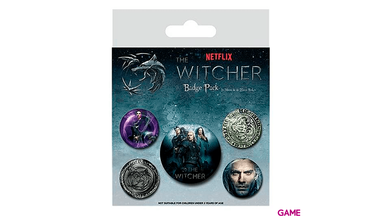 Pack de Chapas The Witcher