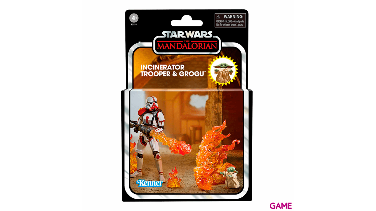 Figura Star Wars: Incinerator Trooper and Grogu 15cm