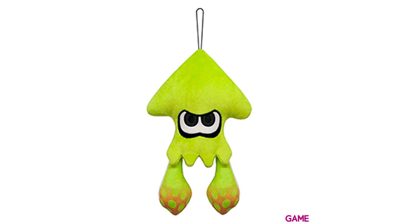 Peluche Splatoon: Squid Nein Yellow 23cm