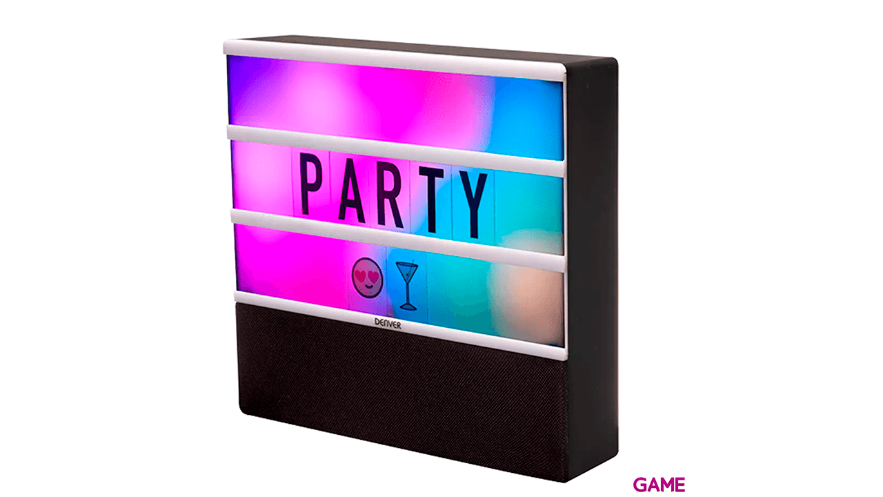 Altavoz Bluetooth con Luz con Letrero
