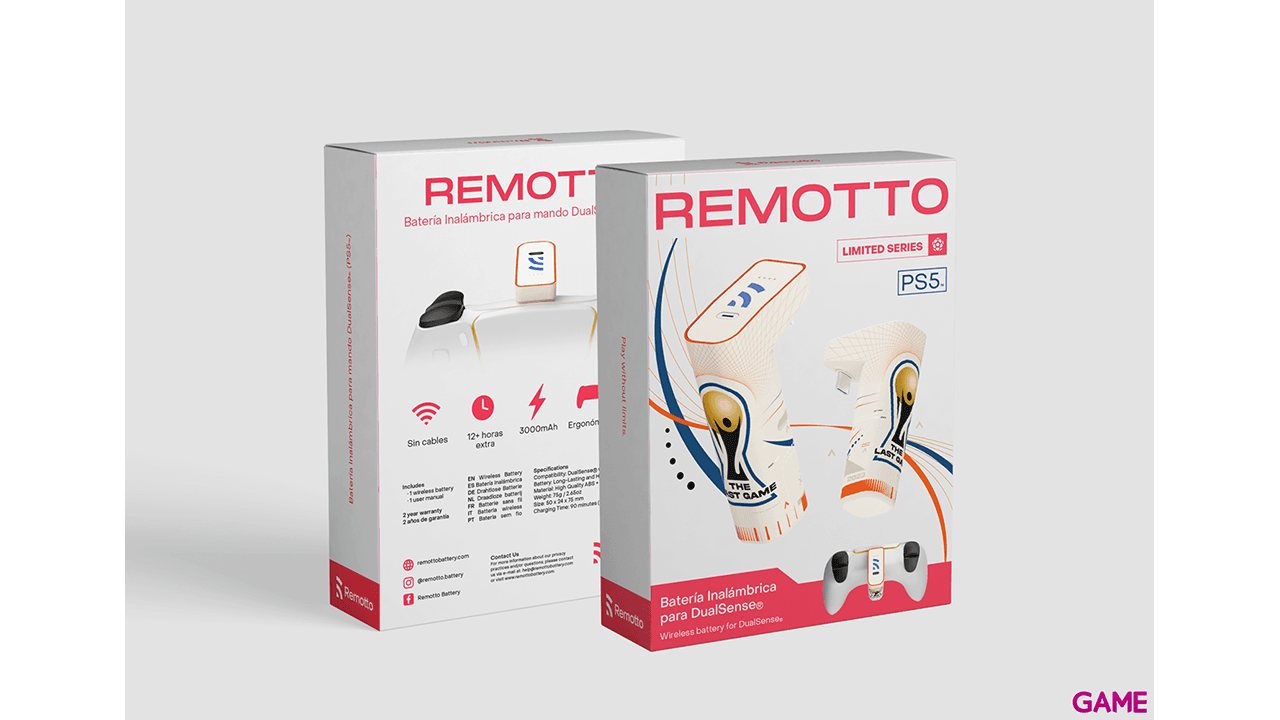 Batería Remotto para mando PS5 World Cup Edition