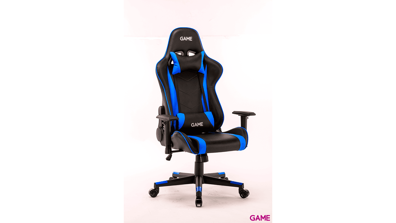 GAME Racing Pro GT320 Negro-Azul - Silla Gaming