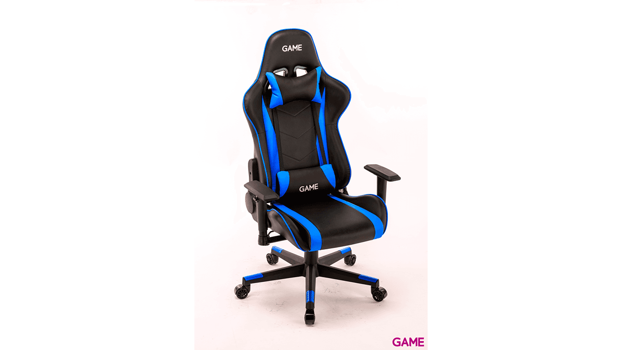 GAME Racing Pro GT320 Negro-Azul - Silla Gaming
