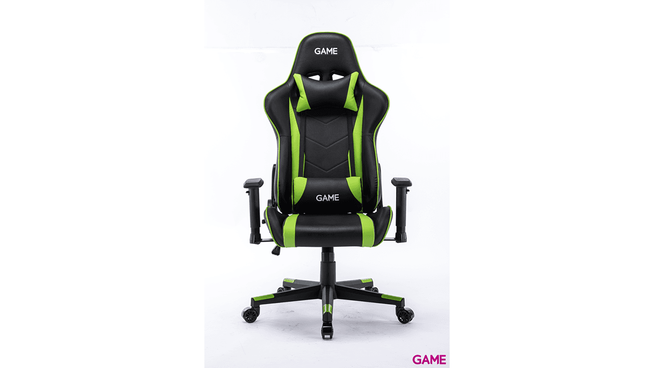 GAME Racing Pro GT320 Negro-Verde - Silla Gaming