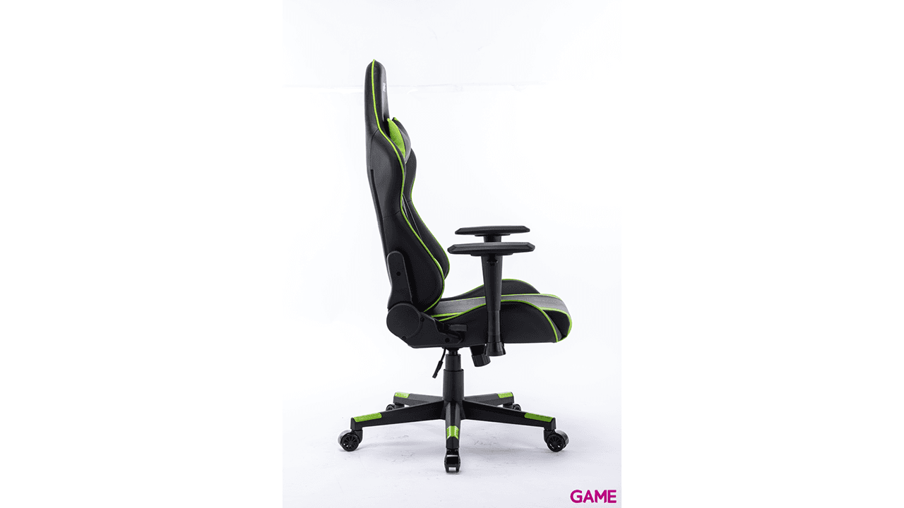 GAME Racing Pro GT320 Negro-Verde - Silla Gaming