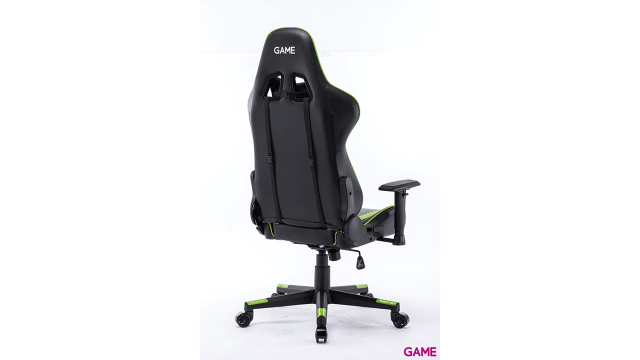 GAME Racing Pro GT320 Negro-Verde - Silla Gaming
